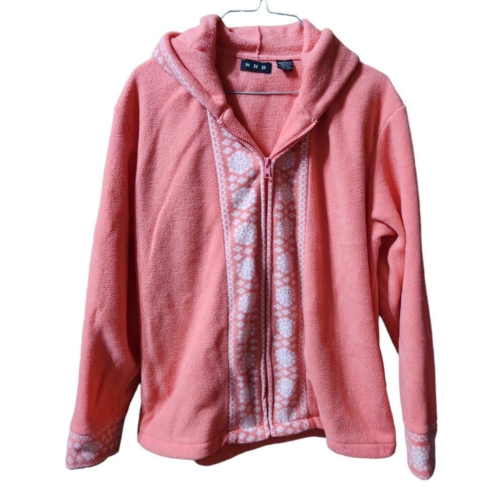MHD ZIP UP HOODIE. SIZE LARGE.
